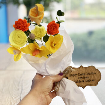 Personalised Easter Felt Flower Bouquet, 2 of 11