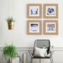 Square Wooden Effect Frame Gallery Wall Collection, thumbnail 3 of 4