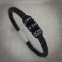 Personalised Leather Bracelet 30th Birthday Gifts For Him, thumbnail 3 of 4