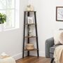 Four Tier Corner Shelf Bookcase Ladder Storage Unit, thumbnail 6 of 8