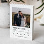 Personalised Wedding Song Playlist Photo Block Keepsake Copy, thumbnail 10 of 10