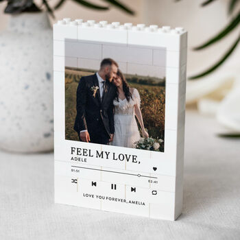 Personalised Wedding Song Playlist Photo Block Keepsake Copy, 10 of 10