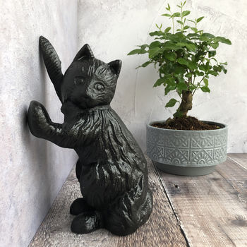 large cat garden ornament