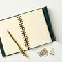 Personalised Leather Effect Embossed Notebook, thumbnail 7 of 12