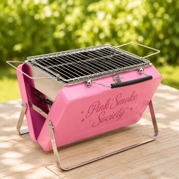 Personalised Pink Portable BBQ Suitcase, 2 of 4