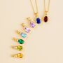 Emerald Pendant Necklace In Sterling Silver And Gold, thumbnail 10 of 12