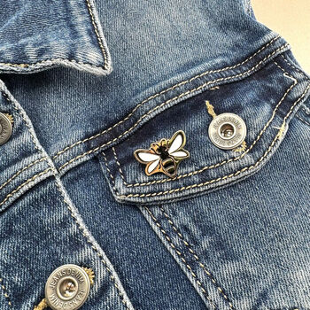 Festive Bee Thank You Teacher Pin Badge, 4 of 6