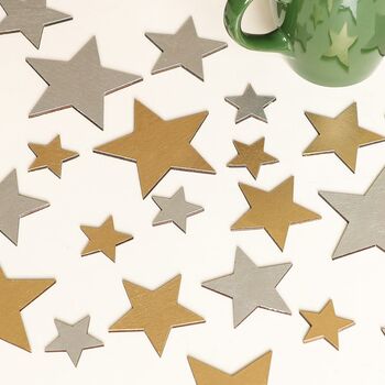 Metallic Star Table Scatter Decorations, 3 of 5
