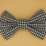 Houndstooth Dog Bow Tie, thumbnail 3 of 10