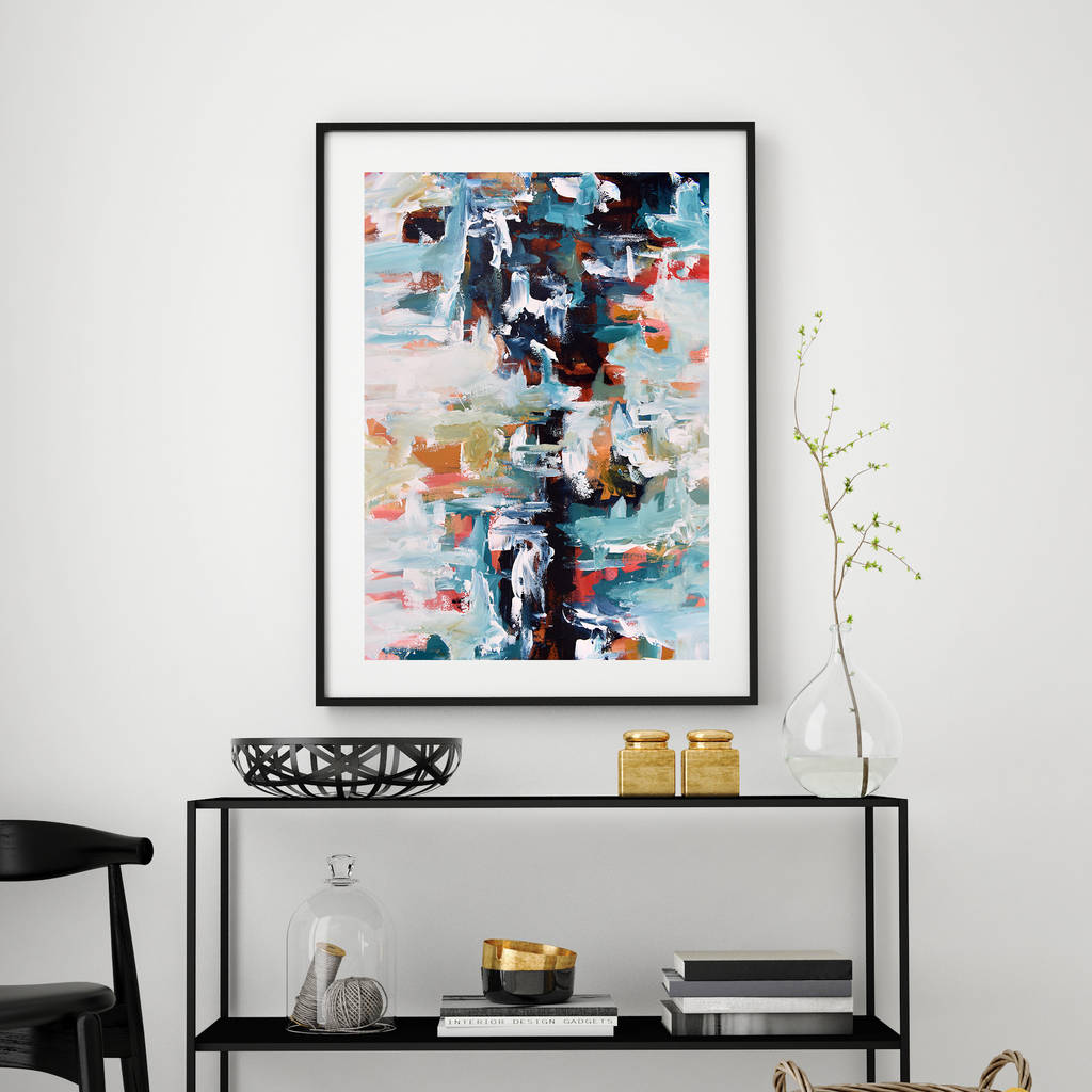 Large Modern Abstract Art Print From Original Painting By Abstract ...