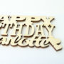 Personalised Happy Birthday Card With Heart Motifs, thumbnail 4 of 12