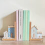Amsterdam House Style Wooden Bookend Pair, thumbnail 5 of 6