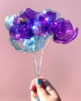 Mermaid Bouquet Recycled Plastic Bottle Flowers, 7 of 7