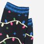 Women's Bamboo Socks Black Sparkly Party Lights, thumbnail 3 of 3