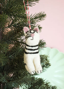 Pablo Picatso Art Cat Felt Christmas, 4 of 8