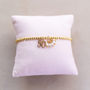 50th Birthday Beaded Pearl Charm Bracelet, thumbnail 3 of 10