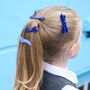 School Bow Clip Set Blue, thumbnail 3 of 3