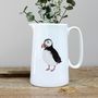 Puffin One Pint Fine Bone China Jug In A Gift Box, thumbnail 1 of 3
