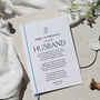 Personalised Wedding Anniversary Card For Him, thumbnail 2 of 7
