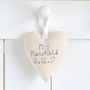 Personalised Hanging Heart Bride To Be Gift, thumbnail 11 of 12