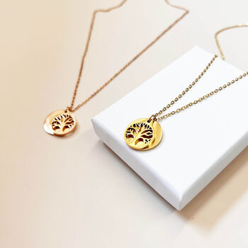 Personalised 'Tree Of Life' Engraved Necklace, 2 of 9