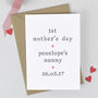 Personalised 'First Mother's Day' Card, thumbnail 2 of 3
