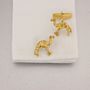 Camel Cufflinks In 18 Ct Gold Vermeil, thumbnail 1 of 2