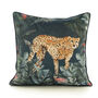 Cheetah Soft Velvet 50cm X 50cm Cushion Including Pad, thumbnail 2 of 3