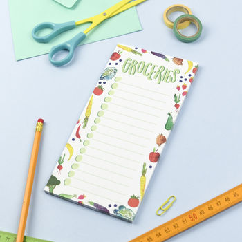 Groceries Magnetic List Notepad, 4 of 4