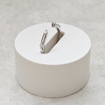 Diamond Open Band Ring, 4 of 8