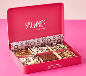 Assorted Chocolate Brownie Gift Box By Lola's Cupcakes