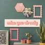 Miss You Already Wooden Wall Art, thumbnail 1 of 6