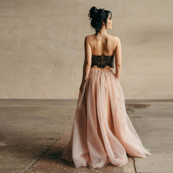 Blush Pink Tulle Skirt For Weddings And Special Occasions, 2 of 12