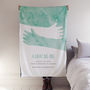 Hugging Arms Across The Miles Personalised Blanket, thumbnail 6 of 7