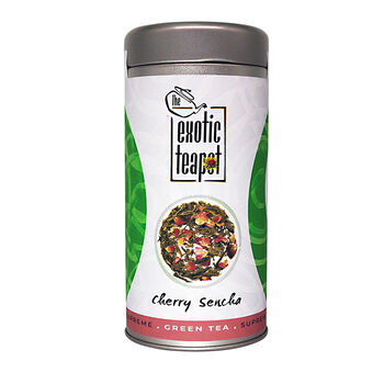 Supreme Cherry Sencha Green Tea 125g Tin, 3 of 4