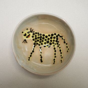 Mini Porcelain Ceramic Leopard Ring Dish, 2 of 5