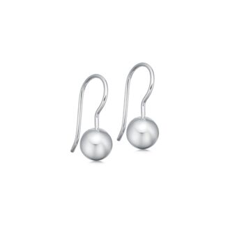 Sterling Silver Ball Earrings, 2 of 3