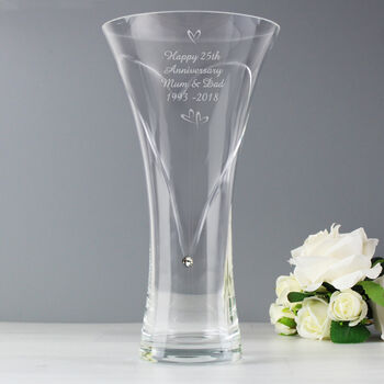 Personalised Vase With Swarovski Elements Gift, 3 of 3