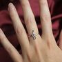 Sterling Silver Treble Clef Ring, thumbnail 7 of 7