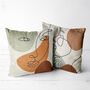 Abstract Face Cushion Cover Set, thumbnail 1 of 12