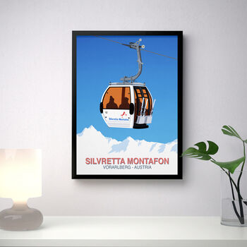 Silvretta Montafon Ski Resort Poster, 3 of 6