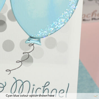 Personalised Balloons Relation 10th Birthday Card, 7 of 10