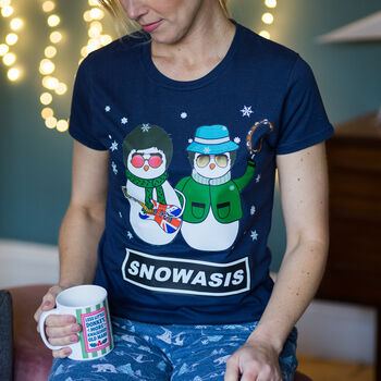 Ladies Oasis Christmas T Shirt, 2 of 5