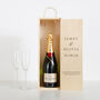 Personalised Engagement / Wedding Magnum Bottle Box, thumbnail 3 of 6