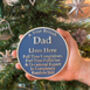 Polished Metal Heritage Gift Plaque For Dad, thumbnail 1 of 4