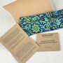Handmade Sari Fabric Weighted Aromatherapy Eye Pillow, thumbnail 9 of 12