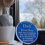 Polished Metal Heritage Gift Plaque For Dad, thumbnail 4 of 4