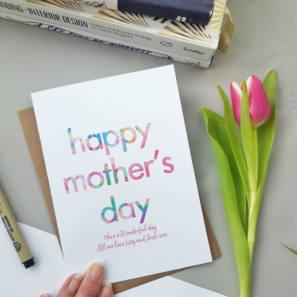 Personalised Mother's Day Card | Happy Mother's Day