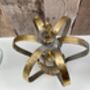 Gold Crown Battery Table Lamp Bedside Or Desk Light, thumbnail 9 of 10