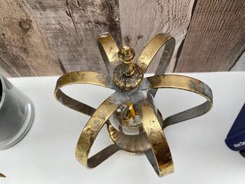 Gold Crown Battery Table Lamp Bedside Or Desk Light, 9 of 10